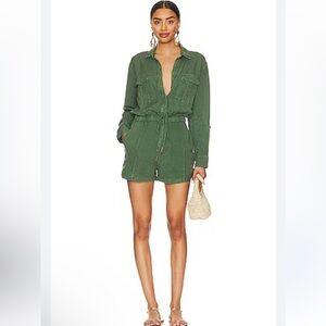 Young Fabulous & Broke Lakeside Romper Sz Large in Green NWT